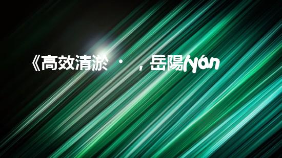 《高效清淤，岳陽(yáng)河道清淤單價(jià)實(shí)惠且優(yōu)質(zhì)》